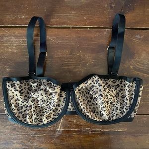 34F CUUP The Balconette Bra in Leopard